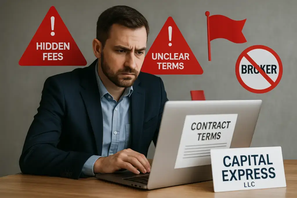 5 Red Flags to Watch for When Choosing an MCA Lender