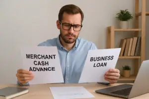 merchant cash advance vs business loan